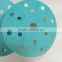 150mm Green Film backing hook and loop Disc abrasive Car polishing pad