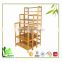 Unique home fashion personality space natural bamboo low bookshelf