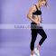 Wholesale Gym Clothing Brand Sportswear Women Cropped Sports Crop Tank Top & Leggings Sets Custom Bodybuilding Wear