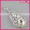Wholesale Fashion Crystal and Rhinestone Skull Brooch WBR-1674