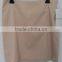 2016 Ladies Beige Plain Dyed Skirt for Summer