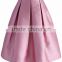 High quality A-line sexy short pleated silhouette skirts for women