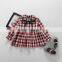 Long Sleeve Cotton Fashion Dress Baby Girl Party Dresses Kids Clothing