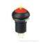 Screw thread push button switch, illuminated plastic push button switch