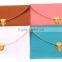 Fashion Leather Envelope Clutch Bag