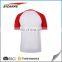 Simple raglan sleeve sport shirts sublimation printing
