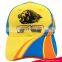 High quality new design hot sale 100% cotton embroidery curved colorful baseball cap custom trim cap hat