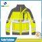 High visibility winter security waterproof safety 3m reflective jacket