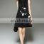 High quality new design cheongsam lady sleeveless short party dress