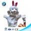 Cute various plush animal heard hand puppet popular soft stuffed funny hand puppet for theatre