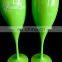 Perrier Jouet Green Acrylic Champagne Flute Glasses