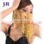 Tribal Indian Women Beaded Belly Dance Face Veil Accessory P-9015#