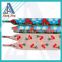fashion cheap polyester shoelace with logo printing