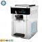 Industrial Made in China Vertical 3 Flavors Soft Ice Cream Making Machine Italian hard ice cream cone making machine