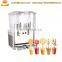 Stainless Steel Refrigerated Beverage Dispenser Fruit Juice Milk Dispenser Machine
