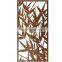 Outdoor Life size metal craft corten steel garden flower sculpture