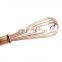 Wholesale High Quality Kitchen Tools Manual Wood Handle Silicone Egg Beater