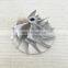 RHF5 44.20/58.00mm 6+6 Blades High Performance Billet/milling/aluminum 2618 Turbo Compressor Wheel