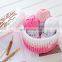 Yarncrafts Customized Designs Hand-woven decorative Wooden storage basket