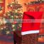 Cheap  wholesale Christmas  home decoration red  Santa hat  room universal  back chair covers