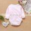 Wholesale Plain Color Spot Pattern Romper Soft Baby Girls Romper
