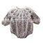 2020 Autumn New Baby Girl Long-sleeved Cute Floral Romper Lace Collar