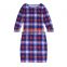 Mother Daughter Dresses Matching Outfits Moms And Girls Clothes Long Sleeve Plaid Family Dress (this link for kids+mom)