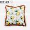 2018 hot selling chair office car outdoor cushion cover decorative cushions with tassels trimmings