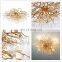 Wholesale sale art tree glass chandelier for hotel