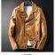 SUPPLY 2021 NEW FASHION MEN'S FAUX LEAHTER ECO PU JACKET