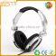 Luxurious silver super power bass chromized 50mm speaker headphones 2016