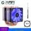 LIUYUEFENG X600 кулер для процессора 6 тепловых труб с вентилятором RGB 3-контактный PWM