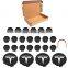 For Tesla Aluminum Model 3/ S/ X /Wheel Center Caps Hub Cover Screw Cap Logo Kit Decorative Tires Cap Modification Accessories