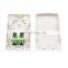 2 Cores FTTH Fiber Face Plate Terminal Box Faceplate Fiber Outlet 2cores fiber optic face box