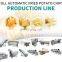 Industrial Potato French Fries Making Machine Frozen French Fries Potatoes Chips Automatic Production Line
