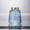 Top Quality Promotional Custom Blue Transparent Glass Vase Restaurant Home Decor Luxury Decoration