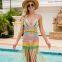 Beach hand-woven colorful one-piece dress