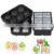 Trending Wholesale Manufacturer Supplies 6 Grid Big Silicone Round Ice Cube Tray