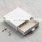 PandaSew Luxury Custom Logo White Paper Jewelry Packaging Box for Bracelet Pendant Gift with Microfiber Jewelry Pouch