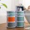 Fashion Design Muti Layer Plastic Storage Cabinet Cupboard Box Storage Holders for Home, Kitchen