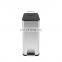 Modern Design 5L12L15L Large Garbage Bins Household Trash Bin Soft Closed Pedal Trash Bin stainless steel trash can