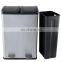 13.6 gallon stainless steel kitchen satin finish sorting bin