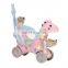 Kids outdoor playground accessories plastic little rocking horse children toys car animal spring rider