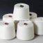 100% polyester  spun yarn 30/1 raw material white aaa grade hilo de poliester hilado en anillo grado aaa