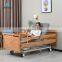 3 Function Electric Motor Wooden Head Board Hospital Profiling Beds for Elderly Patient Home Care