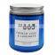 Lovingly made and hand poured with love with non-toxic dreamy notes blue glass candle jar with lid scents candle