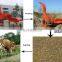 Hay corn stalk grass cutting machine crusher machine for grass