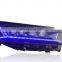 Upgrade LED Matrix Headlamp Headlight With a Touch of Blue and With Dynamic for TOYOTA Highlander Head Lamp Head Light 2018-2020