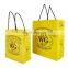 eco-friendly custom white kraft thanksgiving gift paper packaging shipping bags for shoes & clothing with ribbon handle