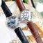 Luxury Men's Couple Blue Watch Gift Set Luxury Quartz Watch Men's Ladies Watch Waterproof
